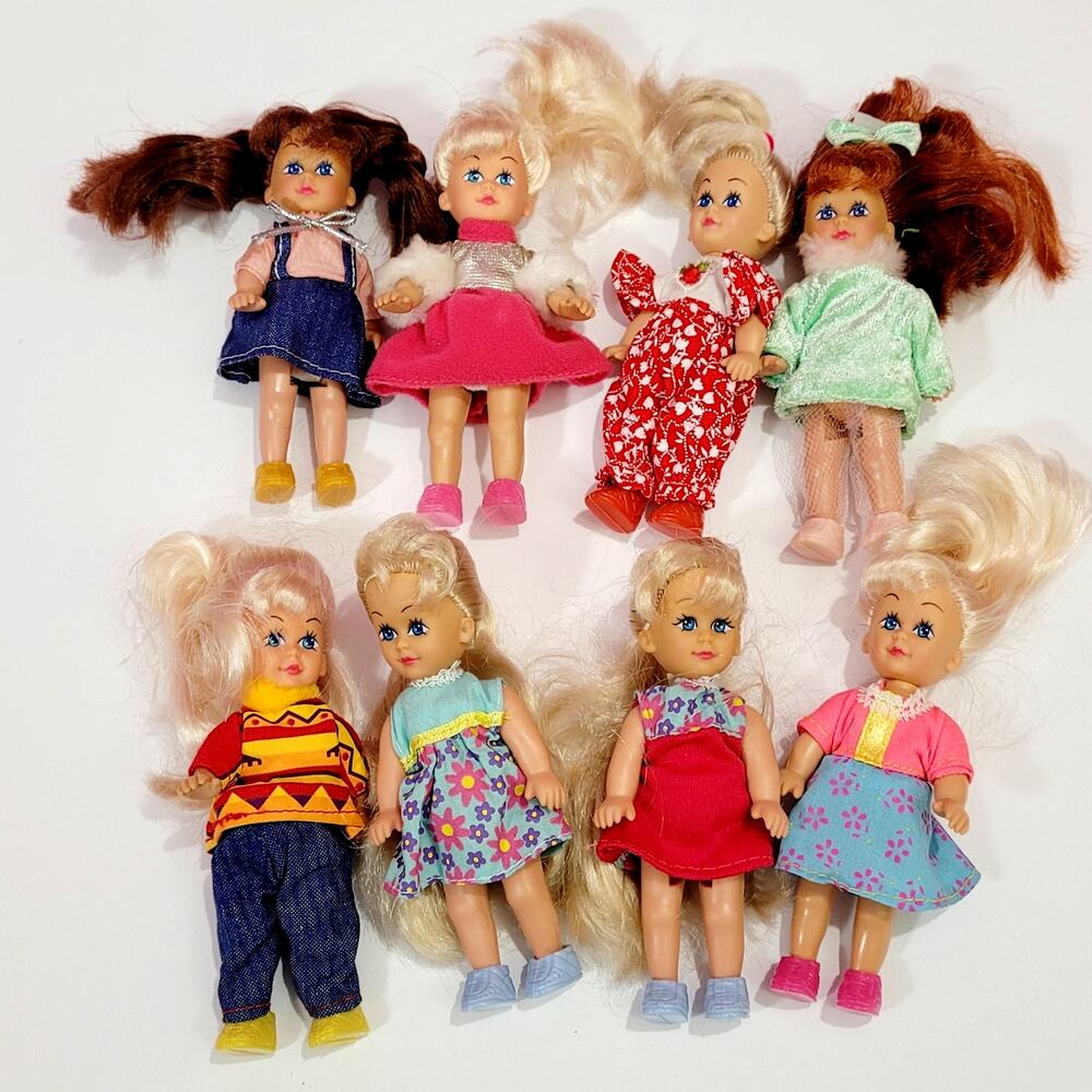 Kid Kore Jodie Dolls Lot Little Ones Kelly Clones 1990s Little Sister of Katie